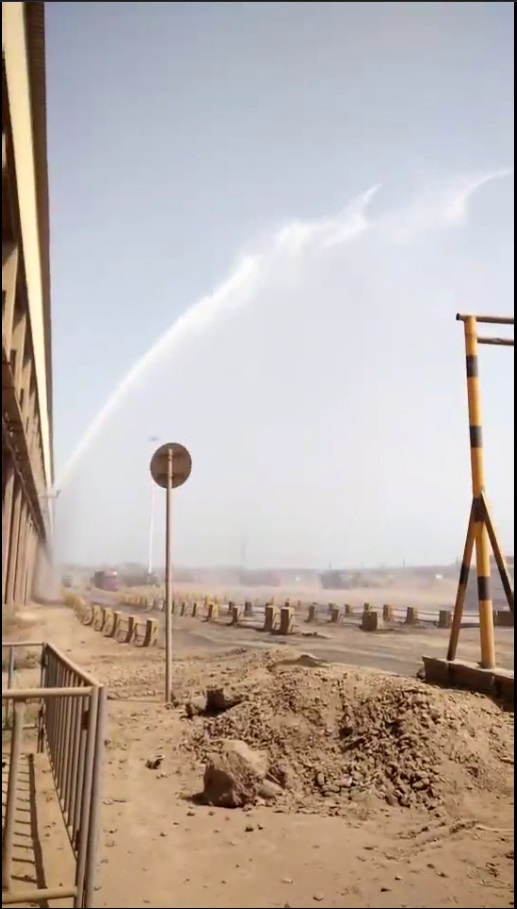 山西國(guó)投集團(tuán)山西鋁業(yè)有限公司噴淋除塵工程